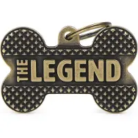 My Family Médaille Pour Animaux Bronx Bone The Legend Xl