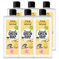 Marcels Green Soap 6 flacons de shampooing "Marcel's Green Soap" pour un usage quotidien, senteur vanille et cerisier, 300 ml chacun. Pack avantage de 6 pièces