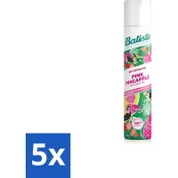 Batiste - Pink Pineapple - Shampooing sec - Parfum frais et sucré - Rafraîchit et donne du volume - 200 ml - Pack avantage - 5 pièces