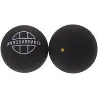 Unsquashable balles de squash paquet de 2 jaune