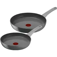 Tefal Renew ON - Set de poêles - Ø24 et Ø28 cm - Sans PFAS - Céramique - Convient à l'induction