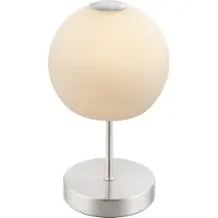 Globo Lampe de table Trude nickel
