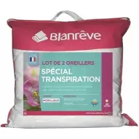Blanreve Coussins Blanreve Blanc 60 x 60 cm pour la détente (Lot de 2)