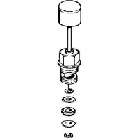 Hansa Bouton de tirage chromé 59910803