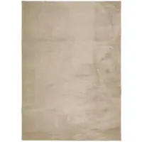 vidaXL Tapis HUARTE à poils courts doux et lavable sable 240x340 cm