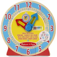 Melissa & Doug : Horloge éducative en bois