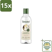 Timotei 15 flacons de shampooing 2-en-1 nourrissant - 300 ml - Pack économique - 15 pièces