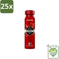 Old Spice 25 vaporisateurs de déodorant Astronaut, sans aluminium, 150 ml - Lot de 25 pièces