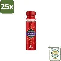 Old Spice 25 vaporisateurs déodorants Rockstar, 150 ml - Pack de réserve - 25 pièces