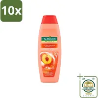 Palmolive 10 flacons de shampooing 2-en-1 Naturals Hydra Balance, parfum pêche - 350 ml - Lot de 10