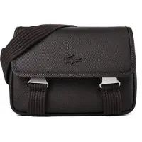 Lacoste sac à épaule bandoulière Messenger Bag Buffle marron foncé