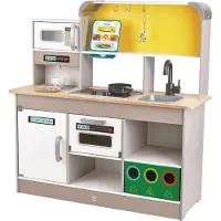 Hape Deluxe Kitchen With Fryer Clair Enfants