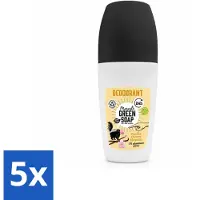 Marcels Green Soap 5 déodorants roll-on "Marcel's Green Soap" - Vanille et cerisier - 50 ml - Pack avantage - 5 pièces