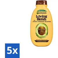 Garnier Shampooing Loving Blends huile d'avocat et beurre de karité 300 ml - Pack avantage - 5 pièces
