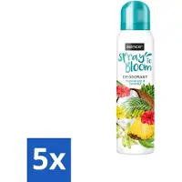 Sence 5 déodorants , senteur Tropical Joy & Coconut, 150 ml, lot avantageux - 5 pièces