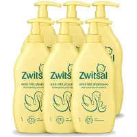 Zwitsal 6 flacons de shampooing pour bébé Anti-pellicules, 400 ml chacun - Pack économique - 6 pièces