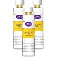 Duru 3 x Eau de Cologne Citroen - 400 ml - Pack économique - 3 pièces