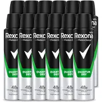 Rexona 12 sprays déodorants Men Quantum Dry - 150 ml - Pack économique - 12 pièces