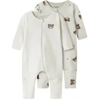 Name it Pyjama caramel / gris clair / blanc