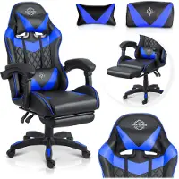 Sofotel Fauteuil gaming Draknor II noir et bleu