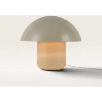 LUSENZ - Lampe de table Javera bianco E14 25W Blanche IP20 Lampe champignon