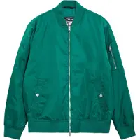 s.Oliver Veste en nylon avec détails zippés – 7947_vert forêt