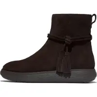 FitFlop Iq-comff Tassel Suede Booties Marron EU 41 Femme