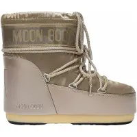 Moon Boot pour femme. 80D1409350 Bottes Icon Low Glance Bronze (33/35), Plat, Aucun, Casuel, Neige