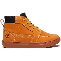 Timberland Lisbon Street Mid Lace Up With Zip Youth Trainers Orange EU 35 Enfants