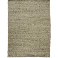 NATURL. Tapis en laine | Feline Vert Olive/Chiné | 80x150cm | Vert | Rectangulaire | Tapis