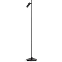 Herstal Lampadaire , Noir, Salon / séjour, Métal