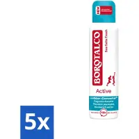 Borotalco 5 x Déodorant spray Active, senteur "Eau de mer fraîche", 150 ml, lot avantageux - 5 pièces