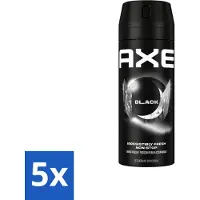 Axe Déodorant corporel noir 150 ml - Pack économique - 5 pièces