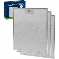 Alapure Filtre métallique compatible avec le modèle Faber 133.0335.682 (350 x 280 x 8 mm)