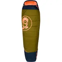 TROLLKIDS Fjell Dreamer Junior Sleeping Bag Vert One Size / Left Garçon