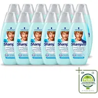 Schwarzkopf 12 flacons de shampooing antipelliculaire à l'aloé vera - 400 ml - Lot de 12