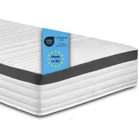 Bodyprotect matelas ergonomique à ressorts 7 zones, 120 x 200 cm, H4, 25 cm, ressorts ensachés, Elite Line
