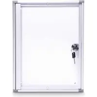 MAUL Vitrine d'affichage 1xA4 L270xH351mm coins biseautés p.intérieur