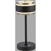Paul Neuhaus Lampe de table LED Pure Falling Rings Black Pearl