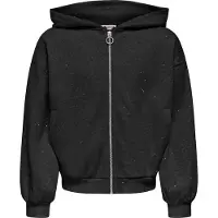 ONLY GIRLS Veste de survêtement 'KOGOLIVIA' noir chiné