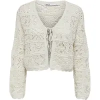ONLY Cardigan 'ONLBeach' blanc cassé
