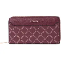 L.credi porte-monnaie Filiberta Zip Around Wallet Cherry Shade framboise