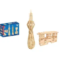 Jeujura - Jeu de construction en bois - TECAP Classic - 300 pièces - À partir de 3 ans