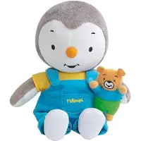 Jemini Peluche T'choupi avec ourson 30 cm