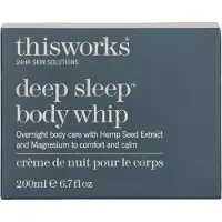 This Works THISWORKS Deep Sleep Body Whip, Beurre Corporel Infusé au Parfum Fonctionnel et Magnésium pour Hydrater la Peau
