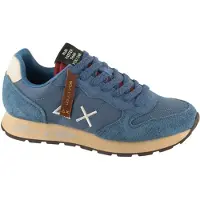 BUY SHOES Sun68 Tom Vintage, baskets en cuir, pour homme, couleur bleu marine foncé (Avio Dark)