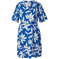s.Oliver Red Label Robe bleu roi / blanc