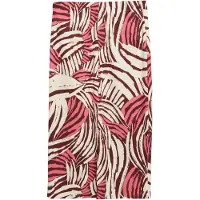 s.Oliver Jupe beige clair / brun foncé / framboise