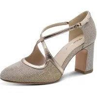 Tamaris Escarpins , talon jusqu'à 65 mm, couleur or/argent/bronze, taille 36