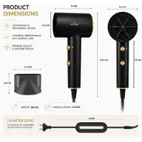 Swiss Haus Sèche-Cheveux Ionique 2000W Collection Lugano Bleu SH-HD2520